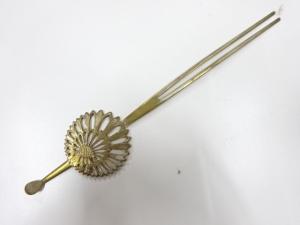 アンティーク　彫金　透かし　簪